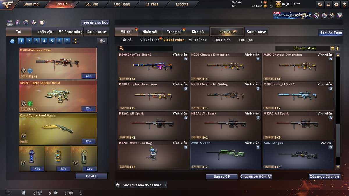 shop acc cf uy tin gia re